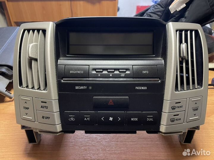 Lexus RX 330 Управления климатической установкой