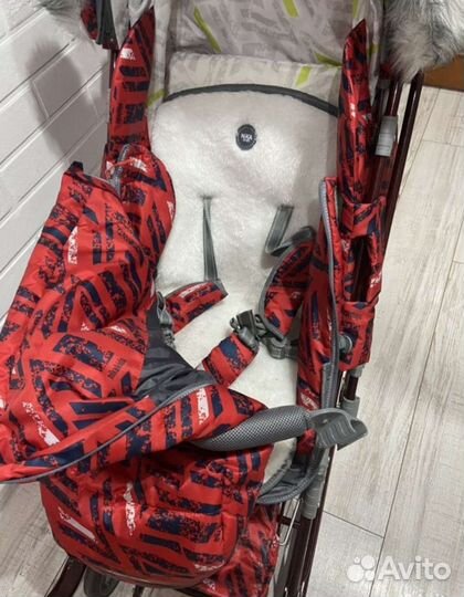 Детские санки коляска ника