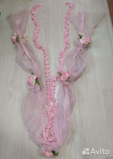 Свадебные ленты на машину