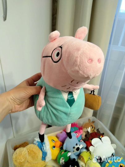 Коробка мягких игрушек