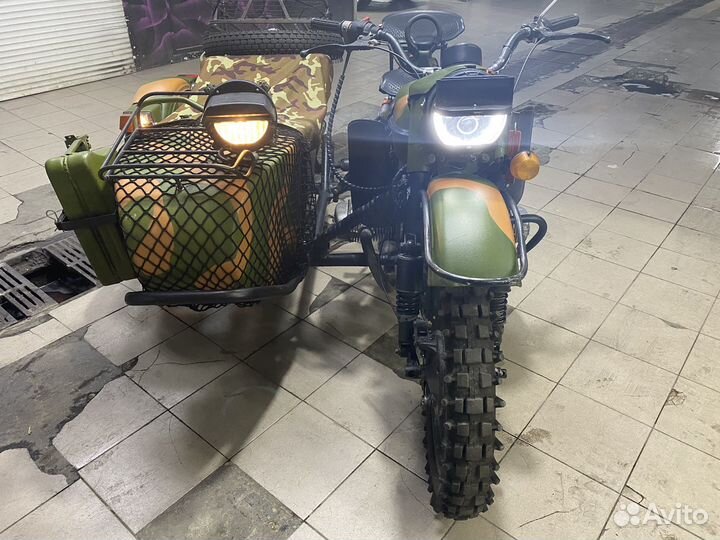 Урал турист 2wd с приводом на коляску