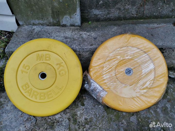 Блины цветные для штанги (15кг.)