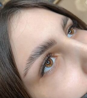 Коррекция и окрашивание бровей