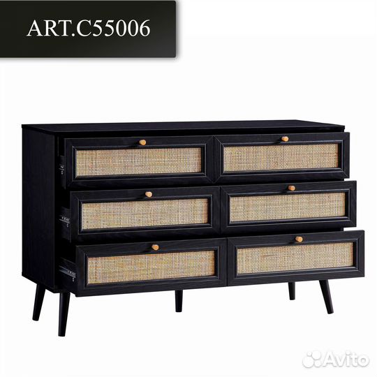 Комод на 6 ящиков горизонтальный C55006.75