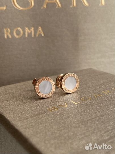 Bvlgari серьги золото