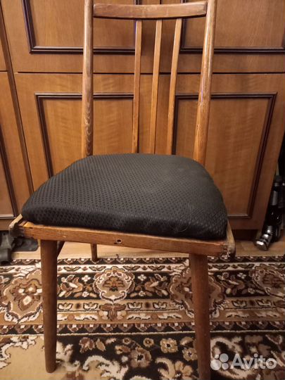 Стул нат.дерево с мягким сиденьем
