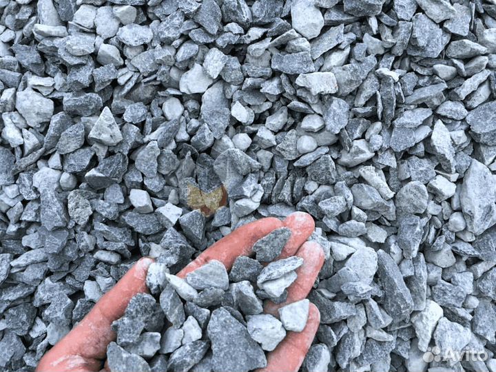 Щебень известняковый на отсыпку