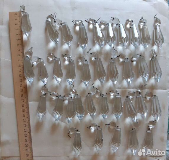 Хрустальные подвески для люстры СССР