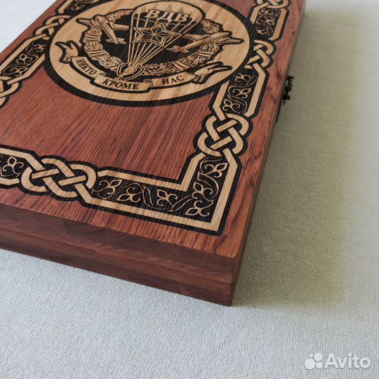 Нарды вдв ручной работы из дуба