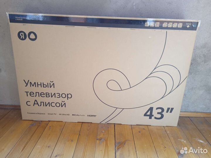 Телевизор smart tv 43 с Алисой