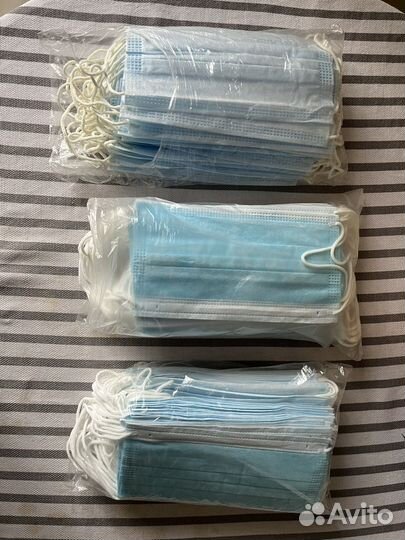 Новые маски мединские 120 шт