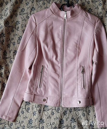 Куртка кожаная женская 42 44 новая