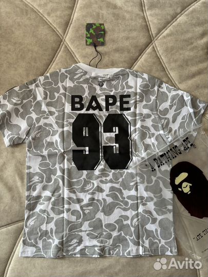 Футболка bape x inter miami белая