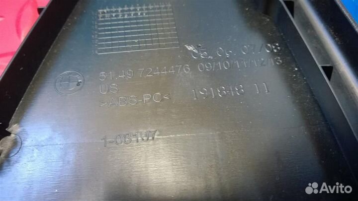 Накладка обшивки двери багажника правая BMW X3 F25