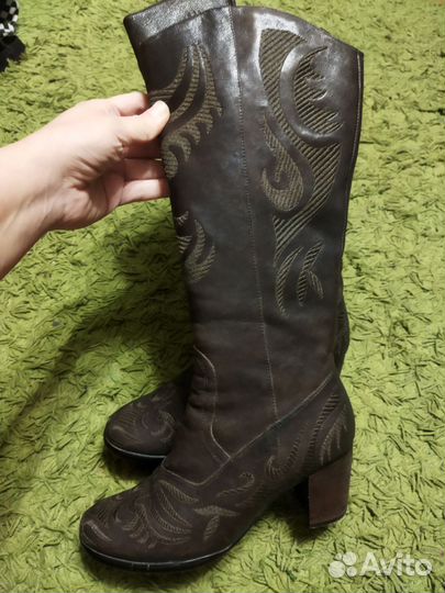 Сапоги зимние натур.мех. мех и натуральный. кожа