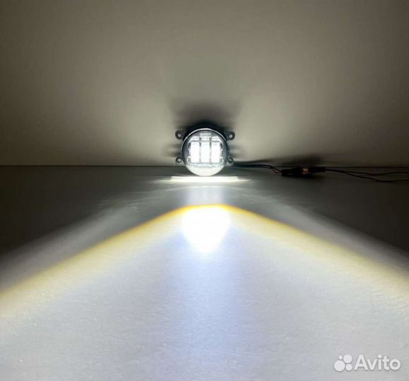 Светодиодные LED птф Renault Ford Mitsubishi с дхо