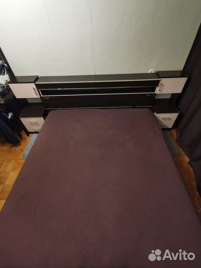 Кровать 180*200, с тумбочками