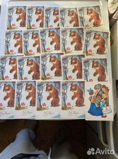 Коллекции открыток времен СССР