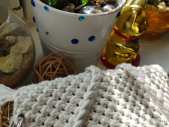 Макраме сумка летняя