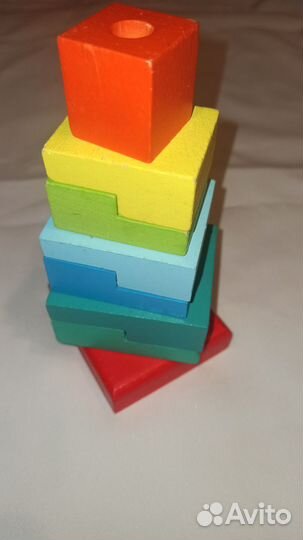 Развивающие деревянные игрушки пакетом