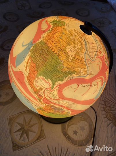 Глобус с подсветкой Proff, 30 см диаметр с политич