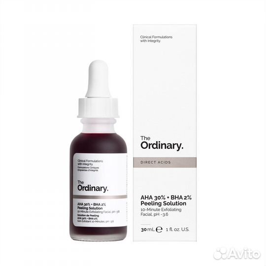 The Ordinary AHA BHA Peeling Solution