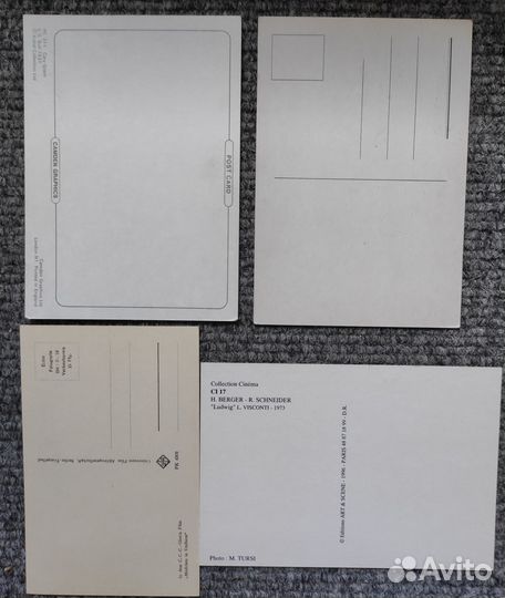 Открытки зарубежных артистов