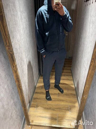 Флисовый костюм мужской темно-синий 48-52