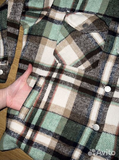 Куртка рубашка теплая женская