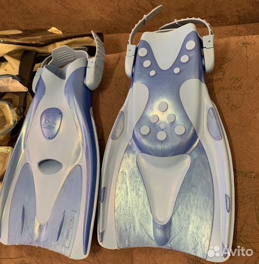 Ласты маска трубка для плавания размер 40 - 46