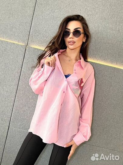 Рубашка chrome hearts