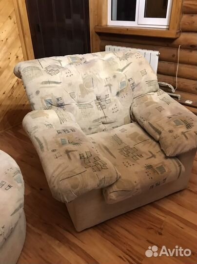 Диван угловой раскладной с креслом бу