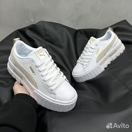 Кеды Puma Mayze Platform White Stone