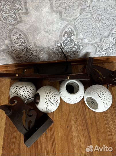 Комплект Люстра и бра