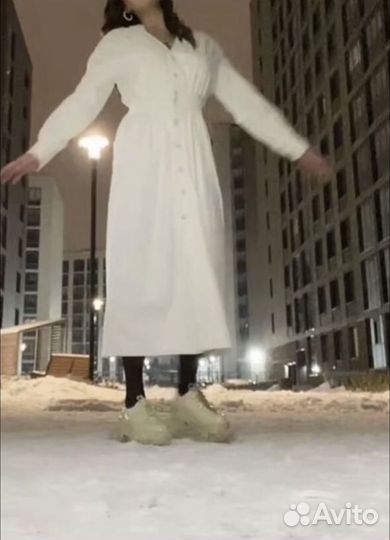 Кожаное платье