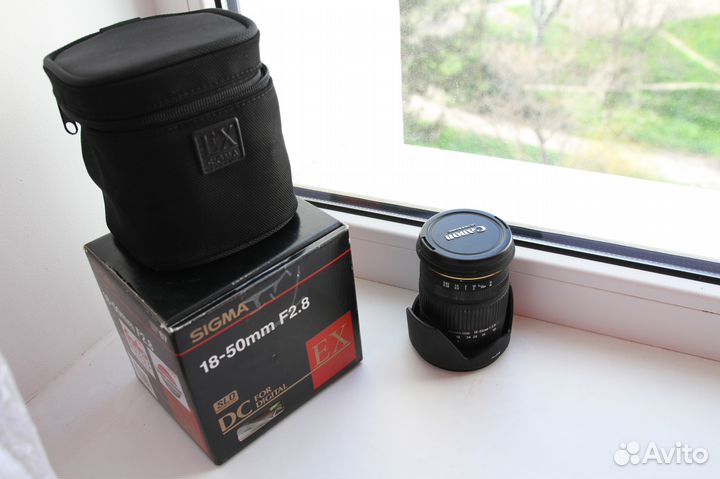 Sigma 18-50mm 2.8 EX DC для Canon