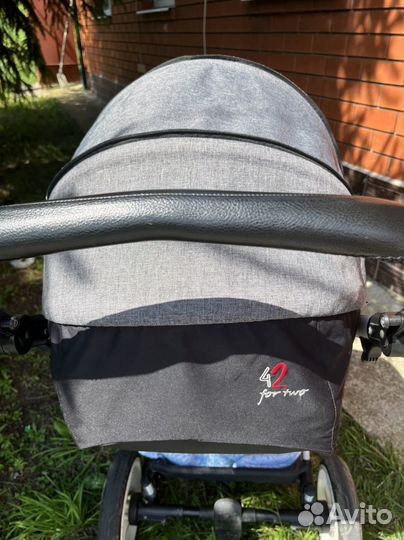 Коляска для двойни bebetto 42 (2 в 1)