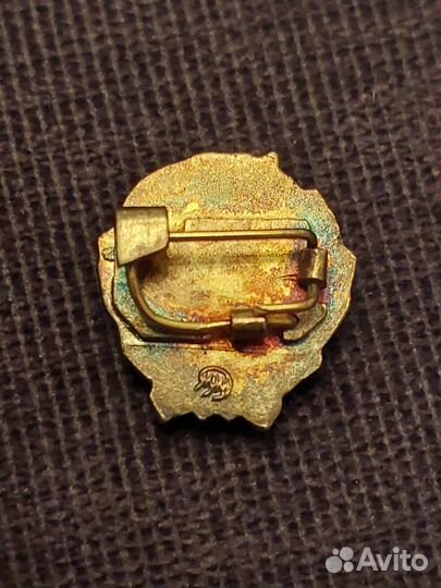 Знак 50 лет кпсс СССР серебро клеймо ммд