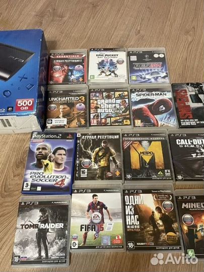 Игровая приставка ps3 с играми