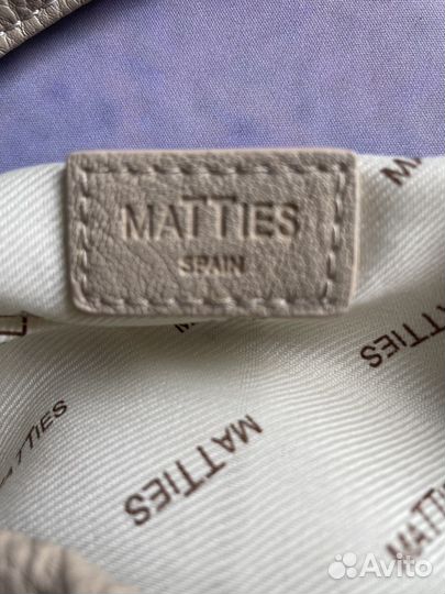 Сумка кожаная бежевая