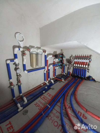 Проф монтаж теплых полов, систем отопления