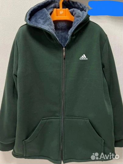 Толстовка на меху Adidas мужская новая