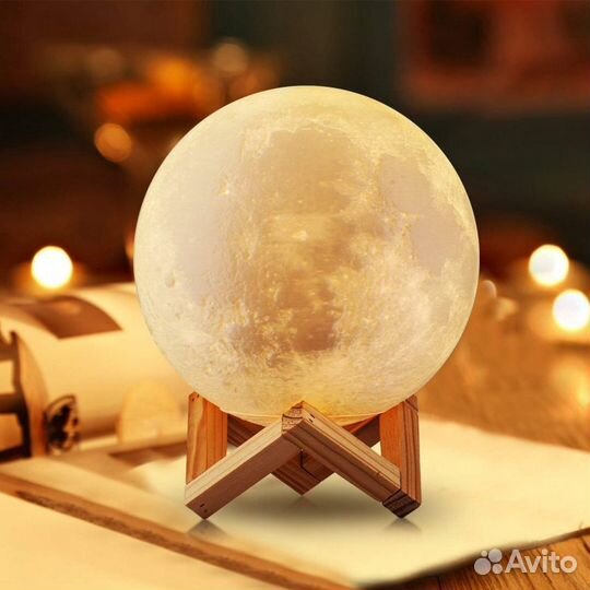Ночник Луна LED Moon Lamp Night Light USB