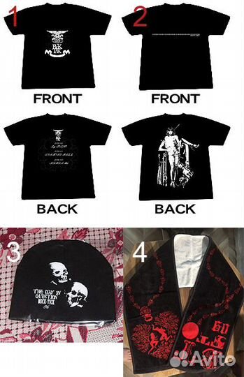 Мерч jrock j-rock visual kei