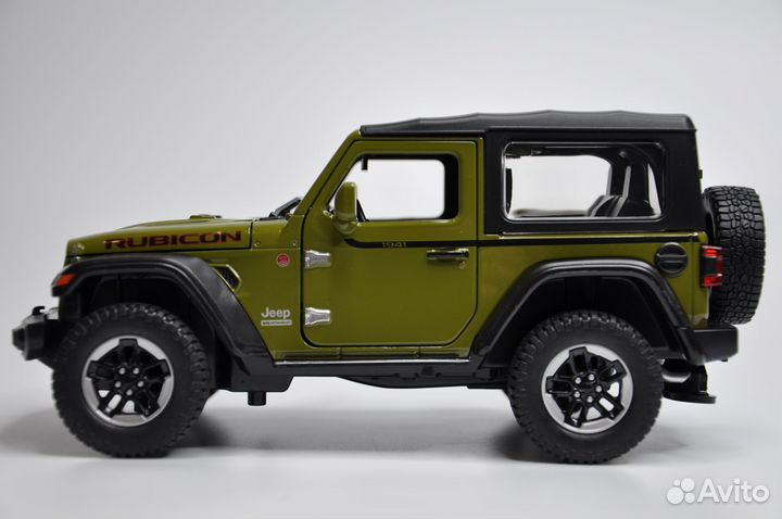 Модель автомобиля Jeep Wrangler Rubicon металл