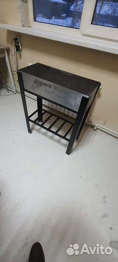 Мангал с полкой