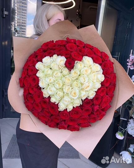 Розы, букет цветов, 101 роза, 51 роза Розы опт