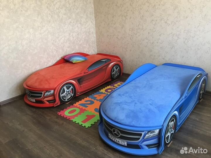 Детская кровать машина от производителя арт 23
