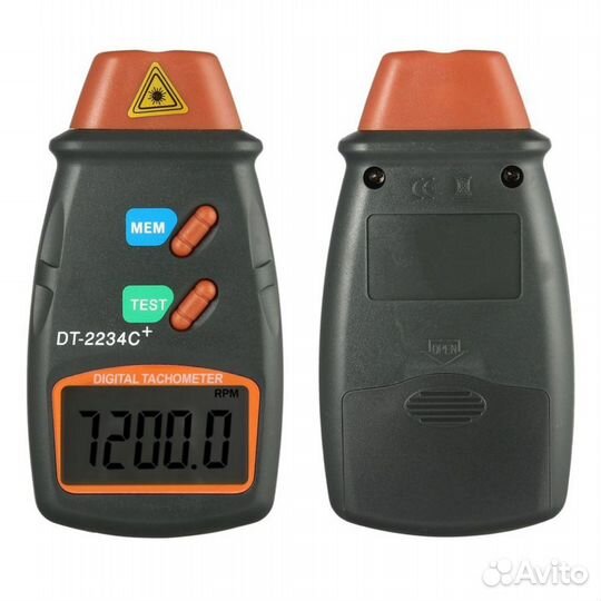 Тахометр. Цифровой лазерный бесконтактный