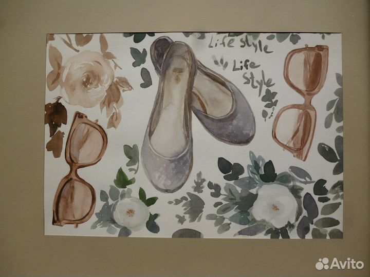 Продам постеры, городские зарисовки, акварель